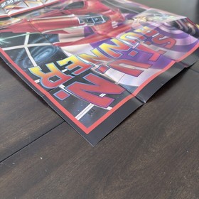 S.T.U.N. Runner Atari Lynx 1991 Game + Manual w/ Poster - Cleaned Tested Working