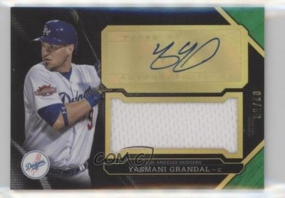 2016 Triple Threads Unity Jumbo Relics Emerald 2/50 Yasmani Grandal Auto s3g