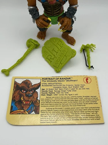 1991 Playmates TMNT Rahzar Vintage 100% Complete Ninja Turtles - Picture 2 of 7