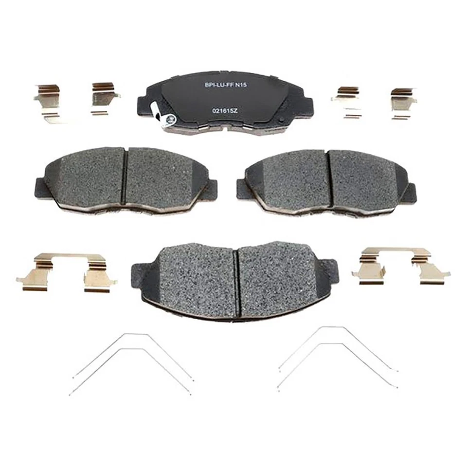 Rotores de freio dianteiro + pastilhas de freio de cerâmica hardware para 2012 2013 2014 Honda Civic - Imagem 2 de 4