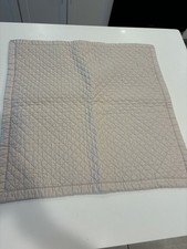 Ralph Lauren Quilted Square Pillow Sham Cover Beige 21x21"