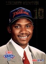 1993-94 Hoops Draft Redemption #LP10 Lindsey Hunter RC Rookie Card. rookie card picture