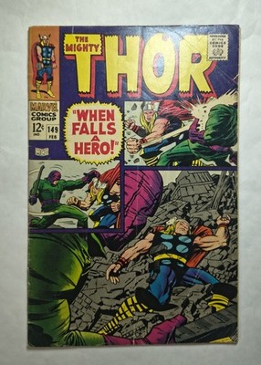 Thor 149 1968 Marvel Comics VG (4.0) 2nd App Wrecker Loki Balder Odin
