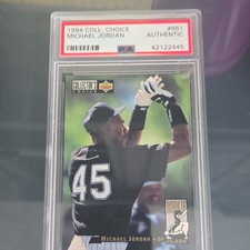 1994 Upper Deck Collector's Choice Michael Jordan #661 PSA Baseball Card