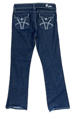 Kut from the Kloth Blue Natalie High Rise Bootcut Jeans Denim Boho Western sz 6