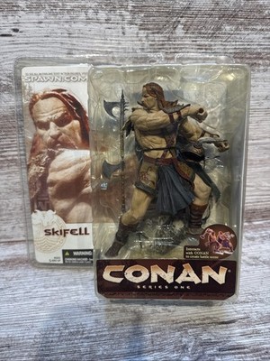 MCFARLANE CONAN SERIES 1 - SKIFELL ACTION FIGURE- NEW MINT SEALED - 2004