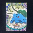 Topps Pokemon Bulbasaur #01 E1/12 1999 The First Movie Black Logo