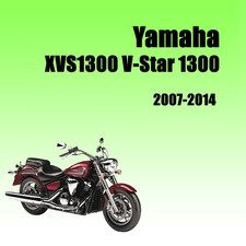 Service manual for Yamaha XVS1300 V-Star 1300 | 2007-2014 | Usb stick