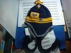 NWT NHL BUFFALO SABRES NHL Earflap Knit Winter Ski Cap Hat Tassel Beanie Chullo