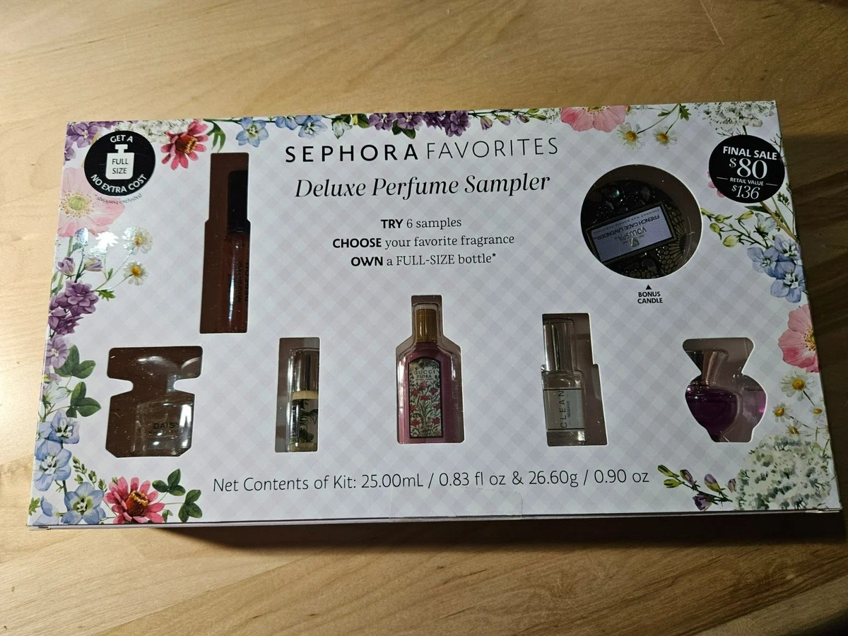 Sephora Favorites Deluxe Perfume Sampler Set WITH CERTIFICATE New Sealed