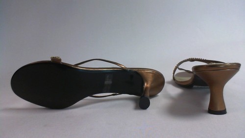 New: Touch Ups Bridal/Evening Shoes - Hailey - Bronze - US 10M - UK 8 #14D13 - Picture 5 of 6
