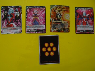 PRE-OWNED Dragon Ball Super Card Game Dark Invasion w/ 5 Rare Cards | eBay
