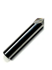 3/8" (.375") 2 Flute 90 degree Carbide Chamfer Mill / Spot Drill H11