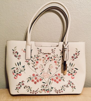 calvin klein floral purse