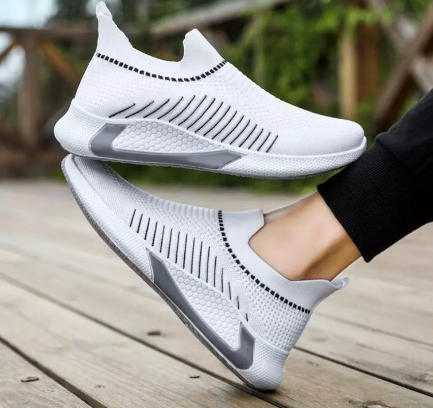 Mens knit sales casual shoes