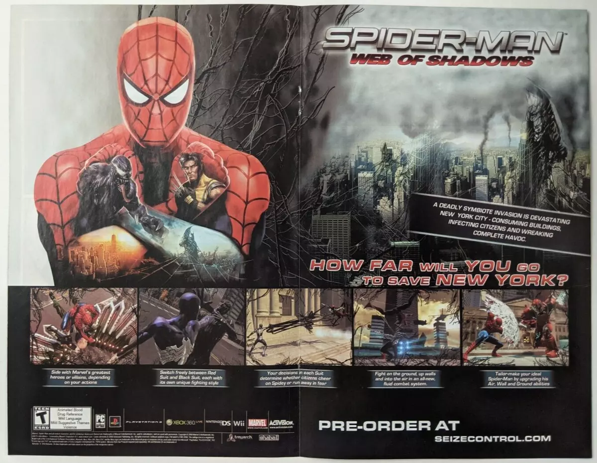 Spider-Man Web of Shadows PC Game - Free Download Full Version