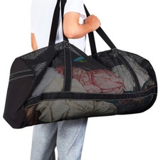 Mesh Diving Duffels Bag Large Capacity Collapsible Football Sports Storage Bag