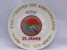 EHRENTELLER 25 JAHRE KAMPFGRUPPEN 1953- 1978