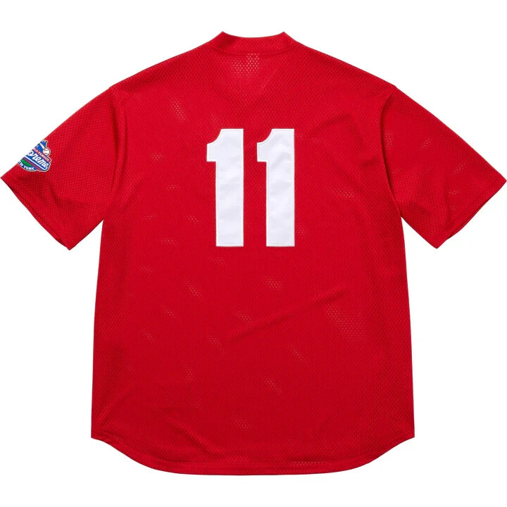 Supreme S Logo Baseball Henley Red | eBay