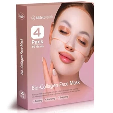 Bio Collagen Overnight Face Mask Wrinkle Repair Patches Facial Skin Treatment 4