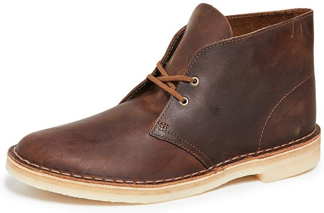 clarks desert boots men beeswax