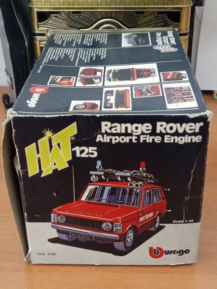 Burago Hat 1:24, Range Rover "Airport Fire Engine". Con Scatola. - Immagine 2 di 4