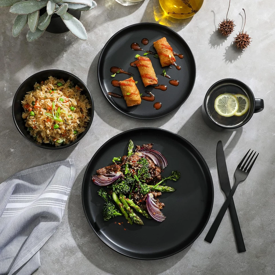 Inicio Zuma Juego de platos, cuencos y tazas de gres Vajilla - Image 2 of 4