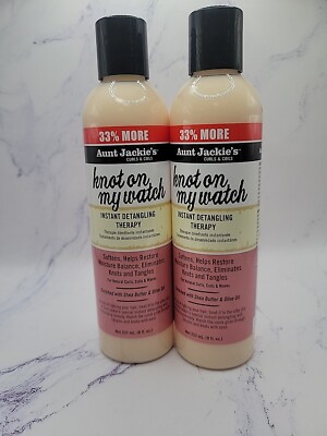 Aunt Jackie's Knot On My Watch Instant Detangling Therapy 12oz (e)(bb)