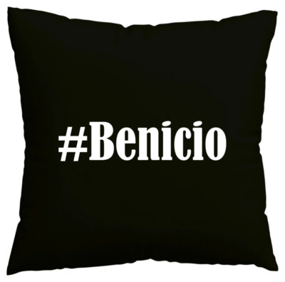 Kissenbezug #Benicio I love Benicio Schwarz 110086