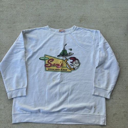Vintage 1996 Dr. Seuss Green Eggs And Ham Sweatshirt