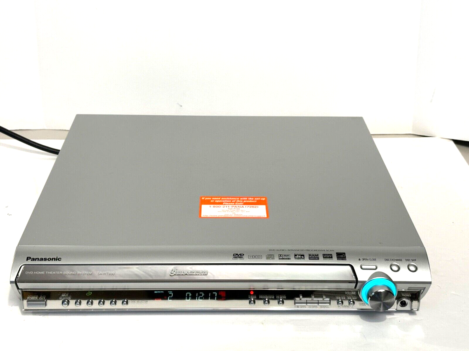 Panasonic SAHT930 5Disc Changer DVD Home Theater Sound System eBay