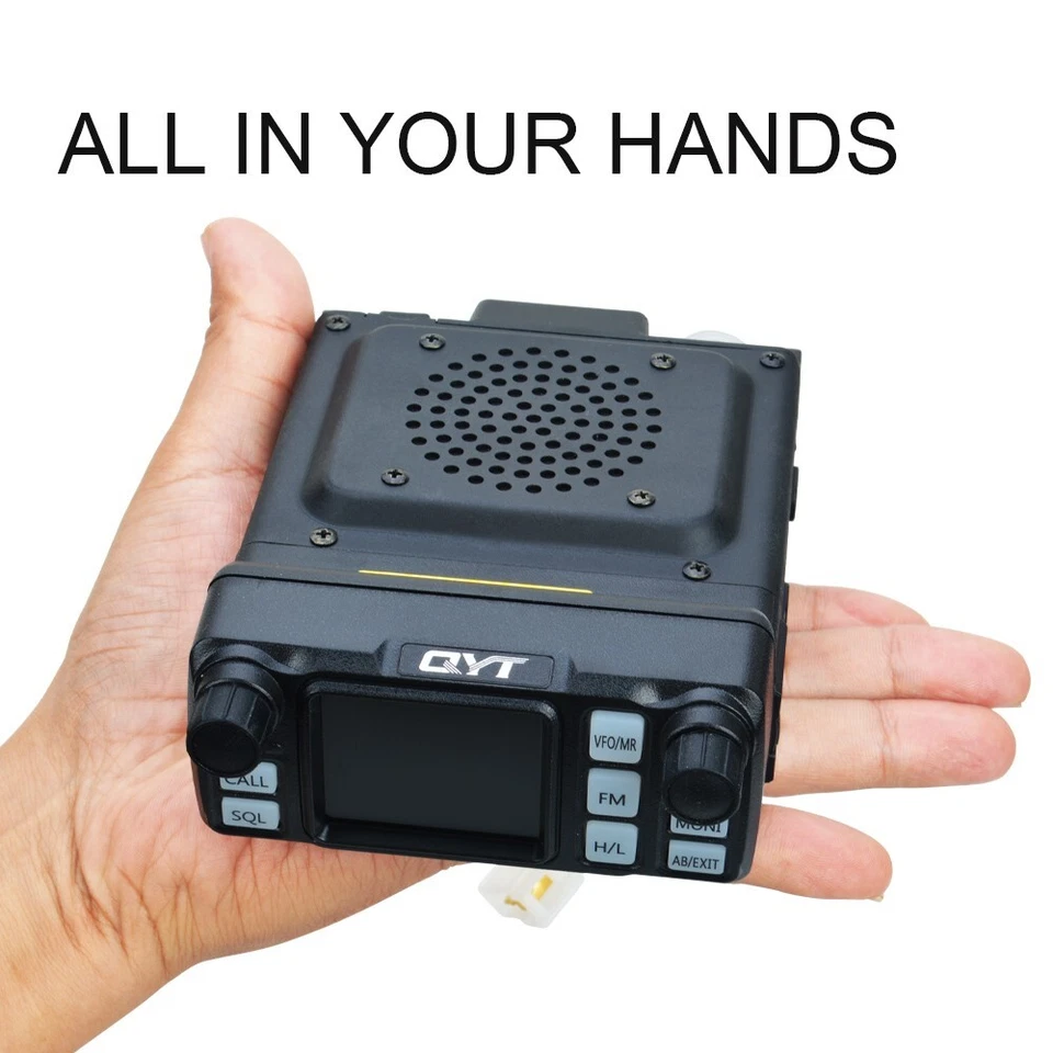 QYT KT-5000 Mini Auto Mobiles Radio Trennbares Panel 25W 10KM VHF UHF Dual Band - Bild 2 von 4