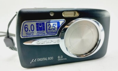 Olympus MJU Digital 600 Camera 6MP 3 x Optical Zoom Fully Working