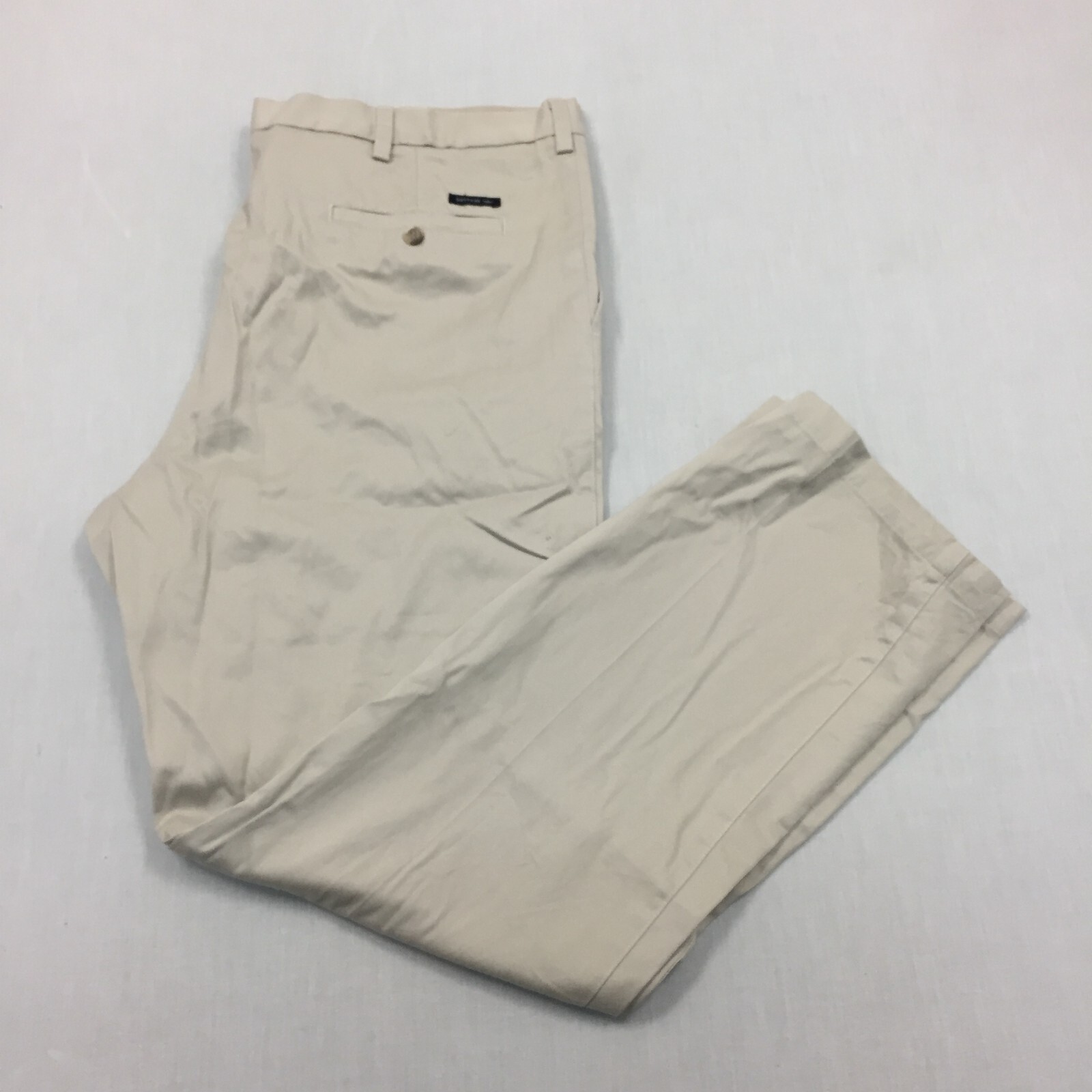 Dockers D2 Chino Trousers Cotton Pants Straight Fit Mens Size 42W 32L Beige