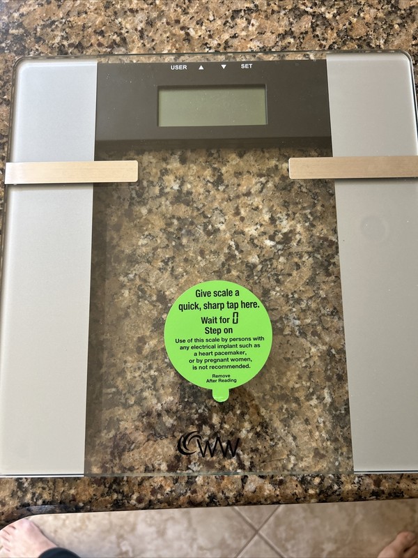 Weight Watchers Digital Electronic Precision Body Fat Analyser│Bathroom Scales