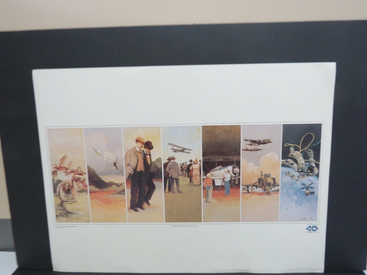 Vintage US Air Force ART COLLECTION Print COMMEMORATIVE by John A Lytle | eBay Vintage Us Air Force Art Collection Print Commemorative By John A Lytle | Ebay