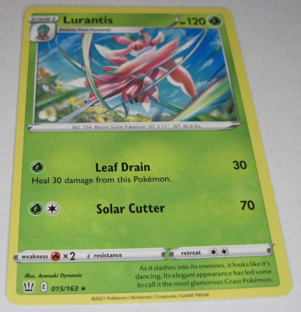 2021 Pokemon Sword And Shield Battle Styles Lurantis R #15