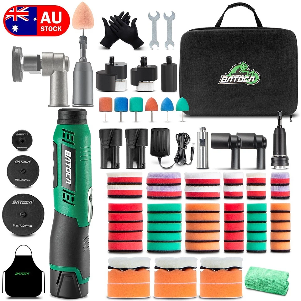 BATOCA S6 Cordless Mini Car Polisher Buffer 12V Battery Polishing Machine DA&RO