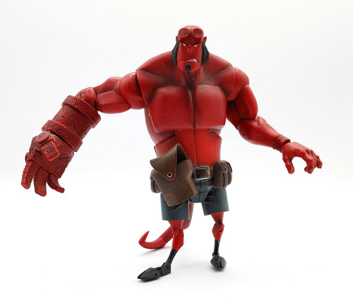 2007 Gentle Giant Hellboy Animated Deluxe Action Figure w/ Gun