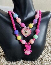 1 PC Kids Toddlers Girls Chunky Beads Necklace Birthday Valentines Day Gift   