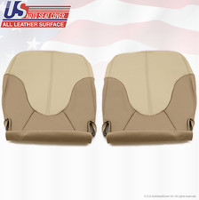 1999 Gmc Yukon Denali Driver Passenger Bottom Seat Cover Leather 2-tone Tan 1999 Gmc Yukon Denali Driver Passenger Bottom Seat Cover Leather 2-tone Tan