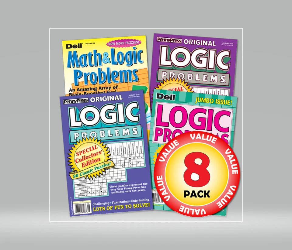 Penny Dell Logic 8 pack
