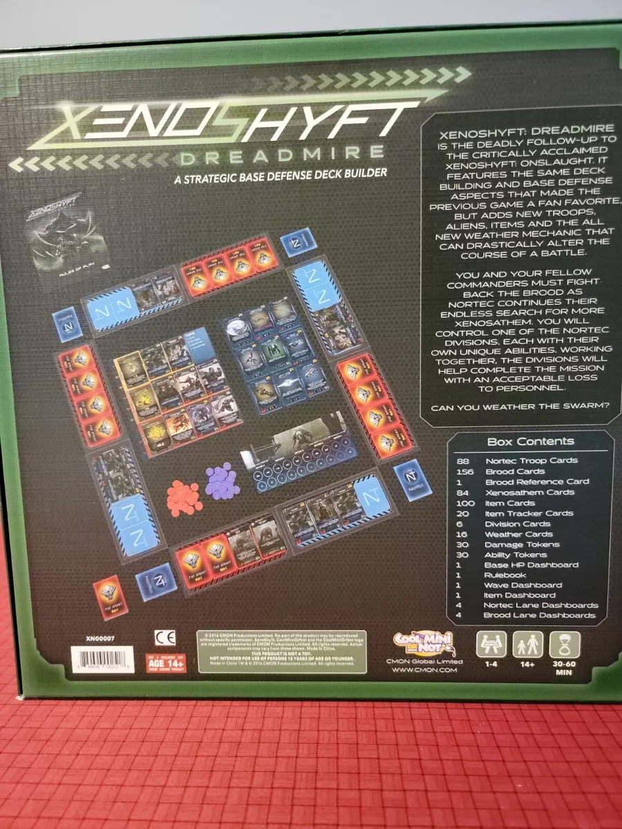 Xenoshyft DreadMire board game - CMON - Used
