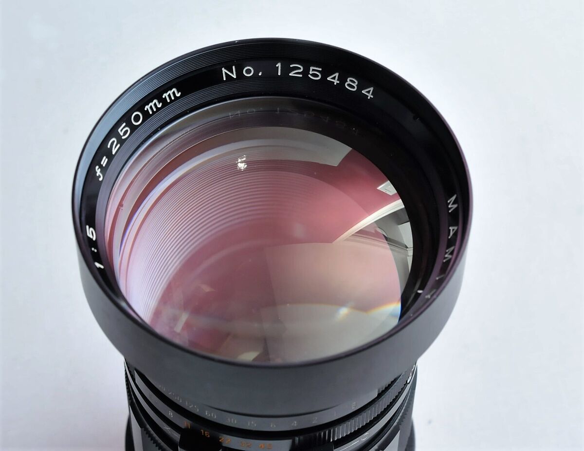 Mamiya Sekor 250mm f/5 Telephoto Lens for Mamiya Press Mamiya Sekor 250mm f/5 Telephoto Lens for Mamiya Press