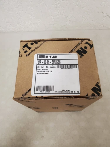 *BOX OF 12* EATON 9A-1044-6W/SS6 Aluminum Complete With Hardware, B-Line