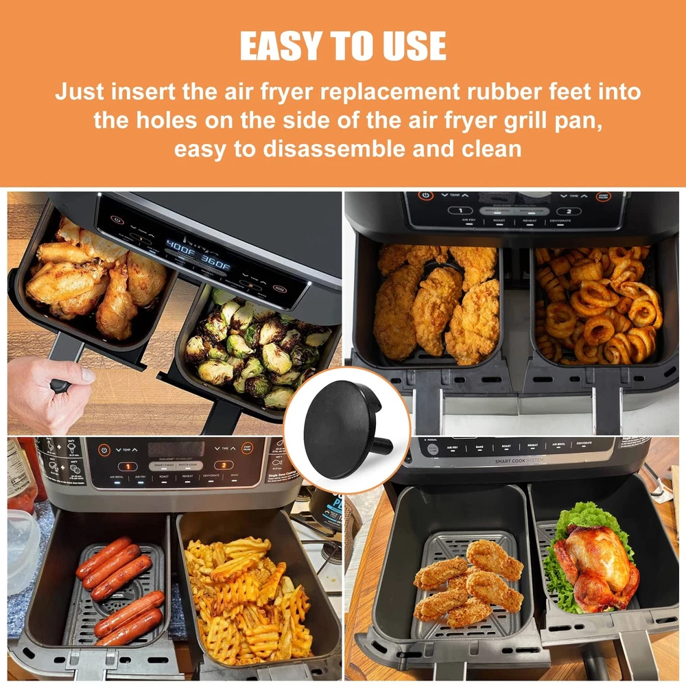 Air Fryer Replacement Parts for Ninja Foodi Airy Fryer, 8 PCS Food Grade Air ...