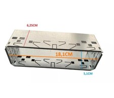 Plancia Metallo Supporto Autoradio 1 Din Universale per Auto Leggera Carrello - Miniatura 1