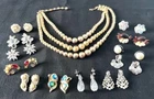 Vintage Gold/Silver Tone Costume Jewelry Lot