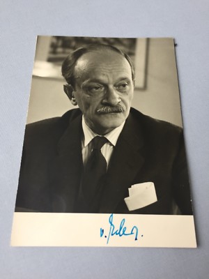 FELIX VON ECKARDT (DIED 1979) CDU Politician Signed Autograph Card 10x15 