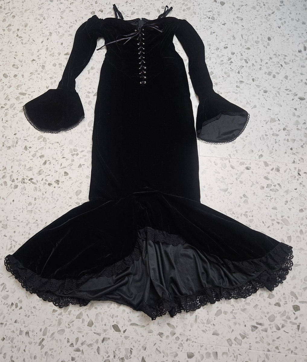 goth maxi dress Burgundy Velvet Gothic Urgundy Dress (Without Waist Belt) / S this dress accentuates the feminine figure Shop Goth Strapless Zipper Maxi